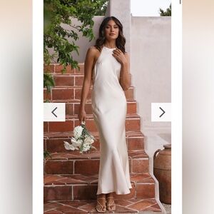 Billy J Halsey Maxi Dress - Champagne